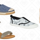 Laurel Reef Espadrille, $46 | Gold Cup Vivianne Sandal, $78 | Paul Sperry Sayel Clew Sneaker, $42 | Racerback Slub Tank Dress, $45